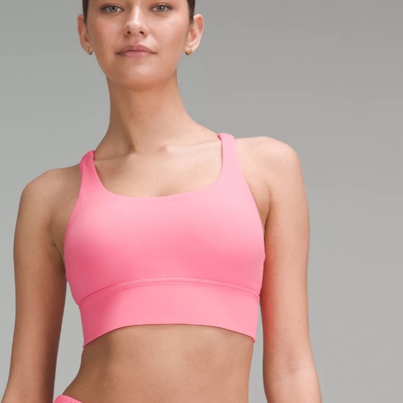 lululemon athletica Other - lululemon Energy Longline Bra *Medium Support, B-D Cups Sakura Pink 8 NWT